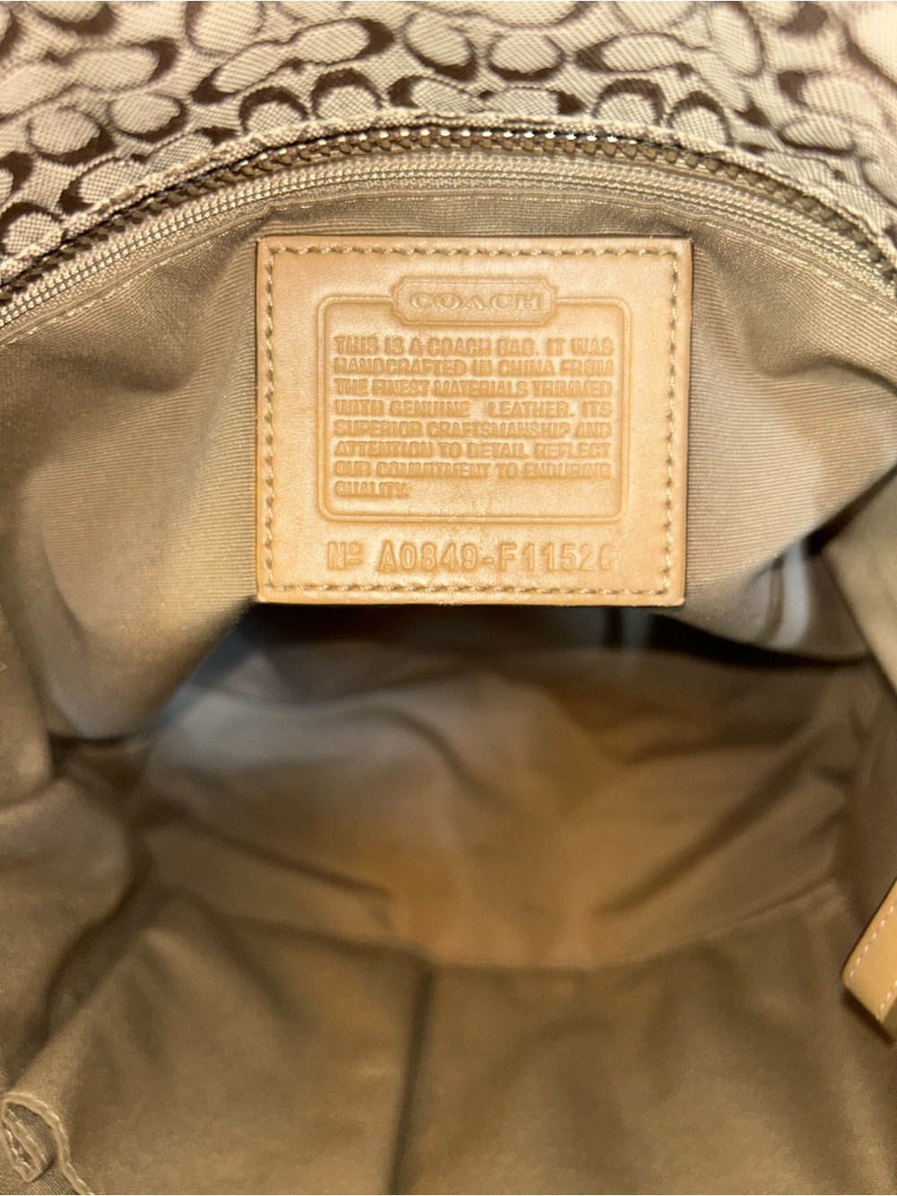 Coach Signature Jacquard Leather Gallery Shoulder Tote Bag Iconic Mini Kissing C - Picture 13 of 16